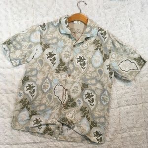 Tommy Bahama Men’s Hawaiian Button Down Shirt M